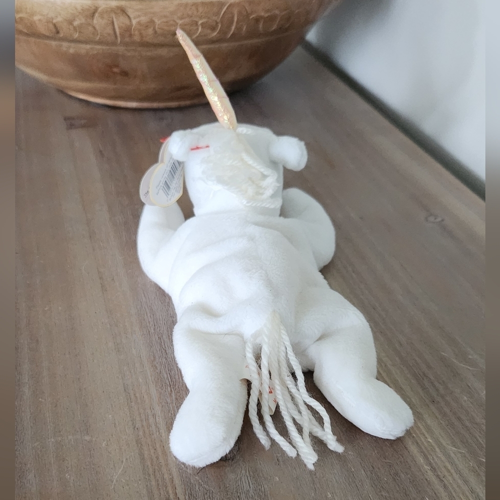 🦄 Ty Beanie Baby “Mystic” the White Unicorn 1993 – Excellent Condition - Picture 7 of 16